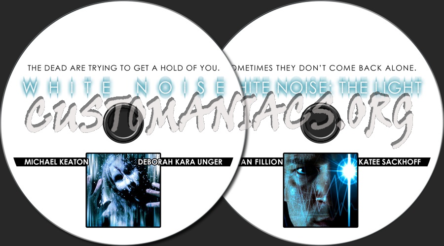 White Noise 1 & 2 dvd label