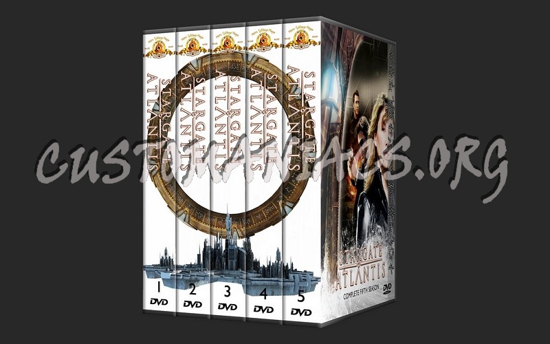 Stargate Atlantis Complete Season 1-5 dvd cover