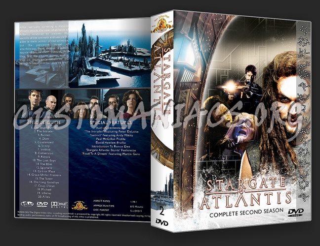 Stargate Atlantis Complete Season 1-5 dvd cover