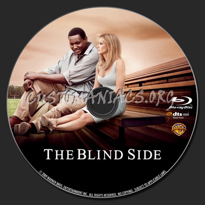 The Blind Side blu-ray label