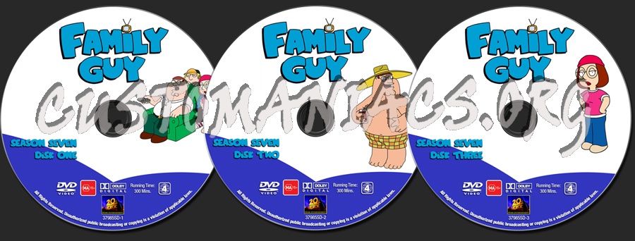 Family Guy - Season 7 dvd label