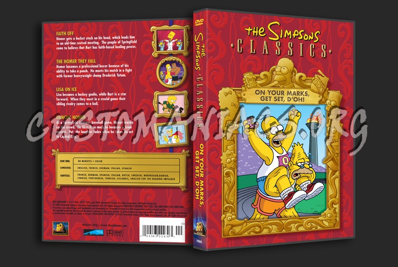 Dvd Covers And Labels By Customaniacs View Single Post The Simpsons On Your Marks Get Set Doh 