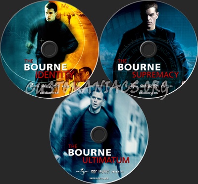 Bourne Trilogy dvd label