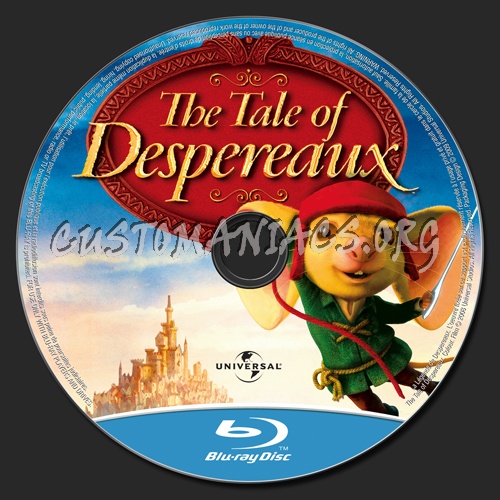 The Tale of Despereaux blu-ray label