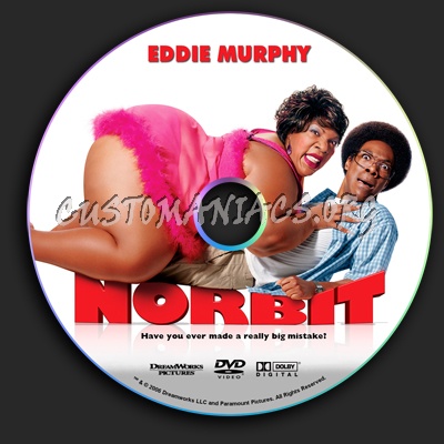 Norbit dvd label