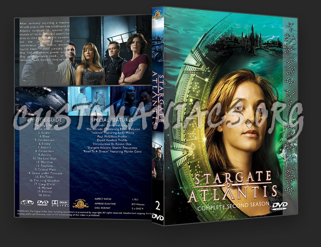 Stargate Atlantis Complete Season 1-5 dvd cover