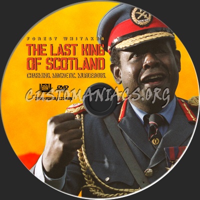 The Last King of Scotland dvd label