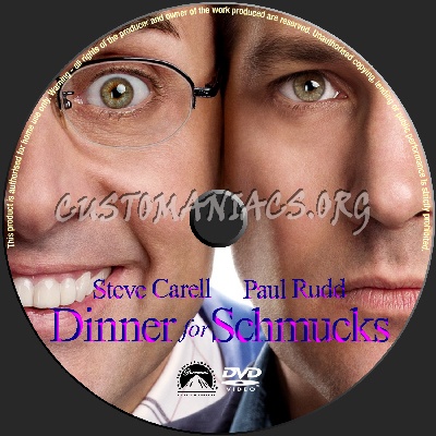 Dinner for Schmucks dvd label