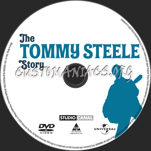 The Tommy Steel Story dvd label