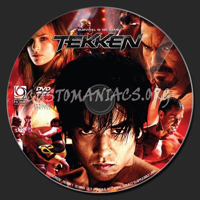 Tekken (2010) dvd label