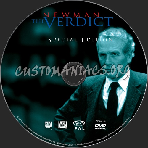 The Verdict dvd label