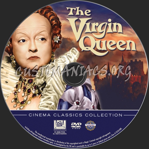 The Virgin Queen dvd label