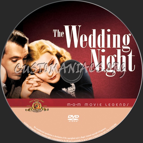 The Wedding Night dvd label