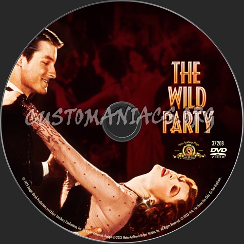 The Wild Party dvd label