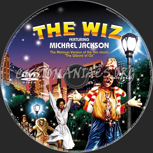 The Wiz dvd label