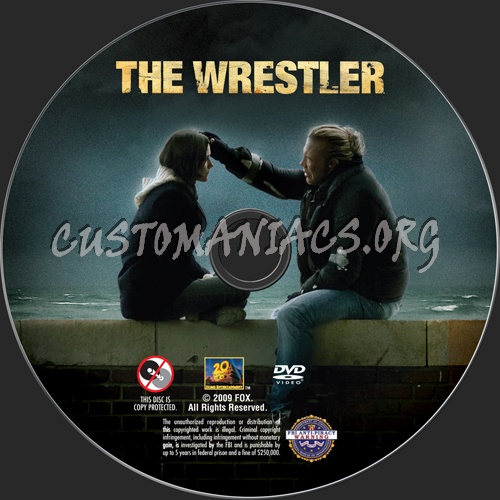 The Wrestler dvd label