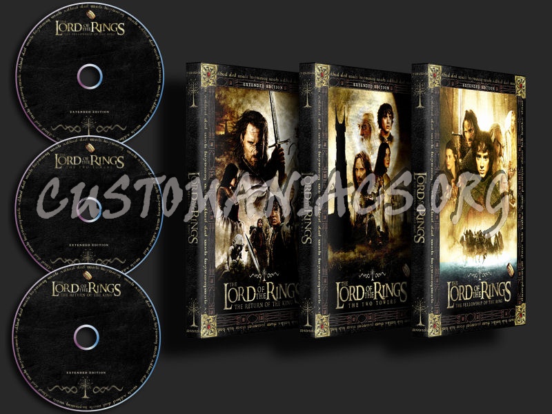 LOTR : The Fellowship of the Ring Extended dvd cover