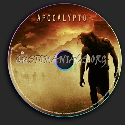 Apocalypto dvd label