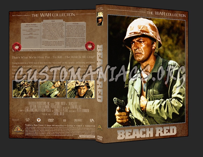 War Collection Beach Red dvd cover