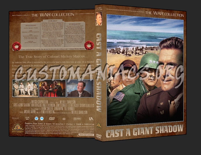 War Collection Cast a Giant Shadow dvd cover