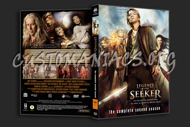 Legend of the Seeker Season 2 dvd cover