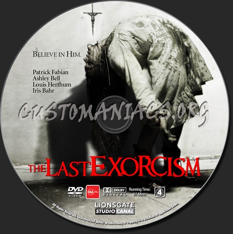 The Last Exorcism dvd label