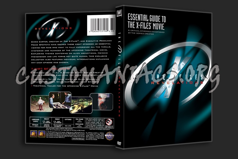 The X-Files Revelations dvd cover