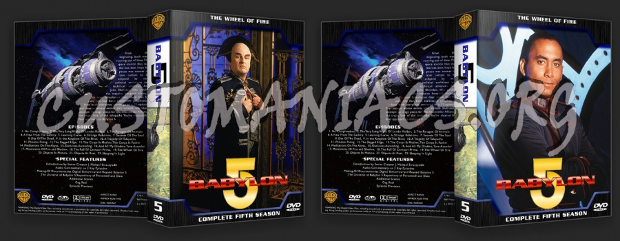 Babylon 5 Complete Season 1-5 dvd cover