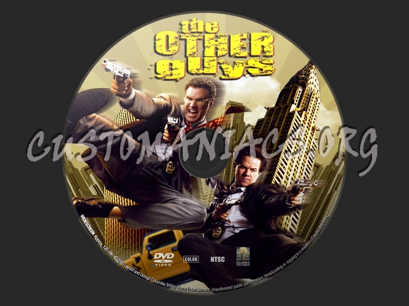 The Other Guys dvd label