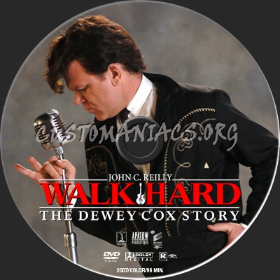 Walk Hard: The Dewey Cox Story dvd label