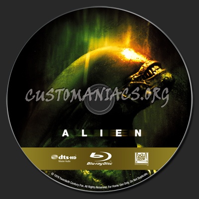 Alien blu-ray label