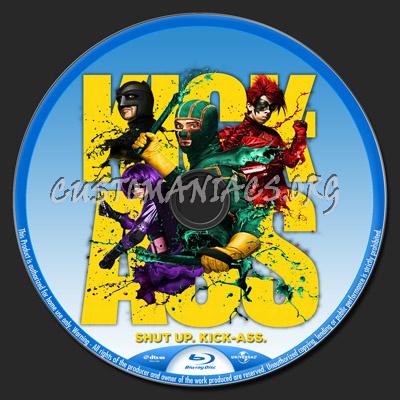 Kick-Ass blu-ray label