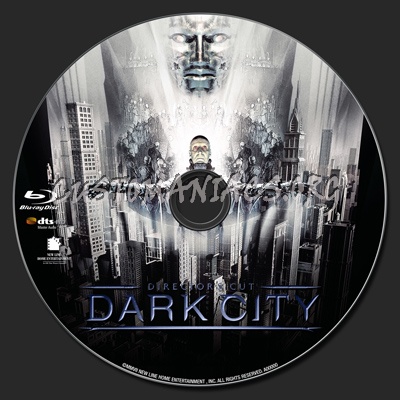 Dark City blu-ray label