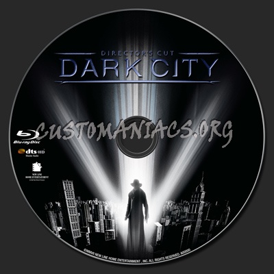 Dark City blu-ray label