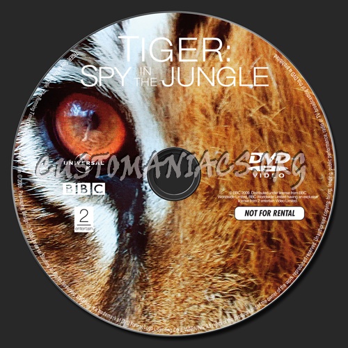 Tiger: Spy in the Jungle dvd label