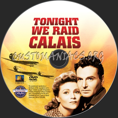 Tonight We Raid Calais dvd label