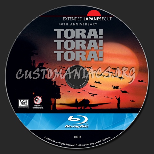 Tora! Tora! Tora! blu-ray label