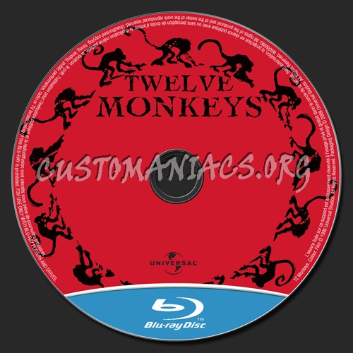 Twelve Monkeys blu-ray label