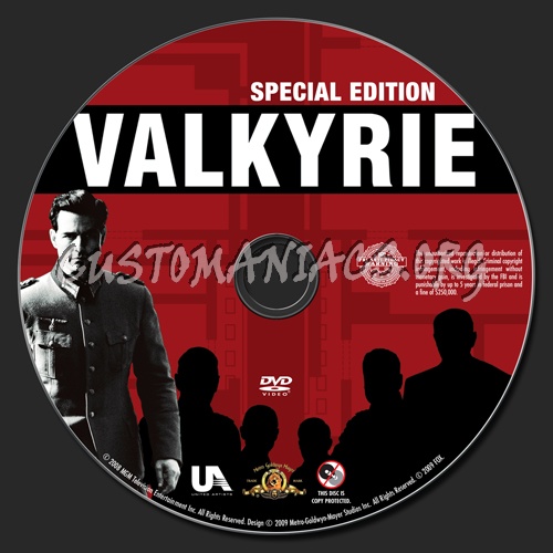 Valkyrie dvd label