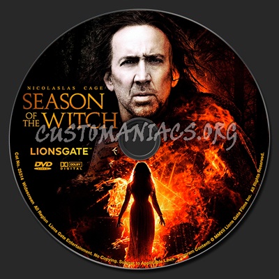 Season of The Witch dvd label
