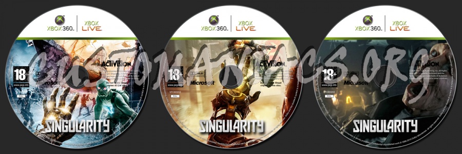 Singularity dvd label