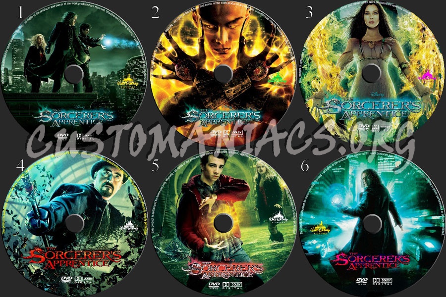 The Sorcerer's Apprentice dvd label