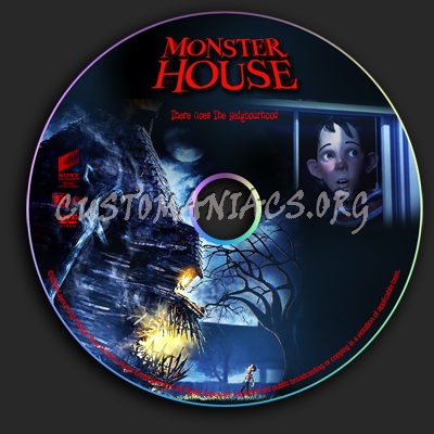 Monster House dvd label