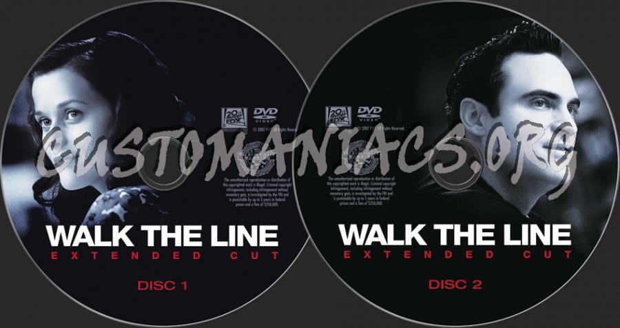 Walk the Line dvd label