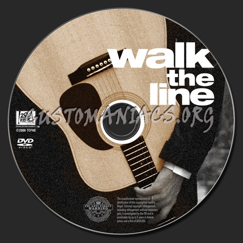 Walk the Line dvd label