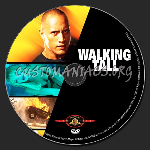 Walking Tall dvd label