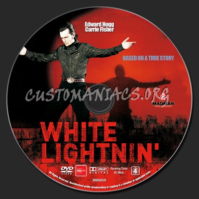 White Lightnin' dvd label