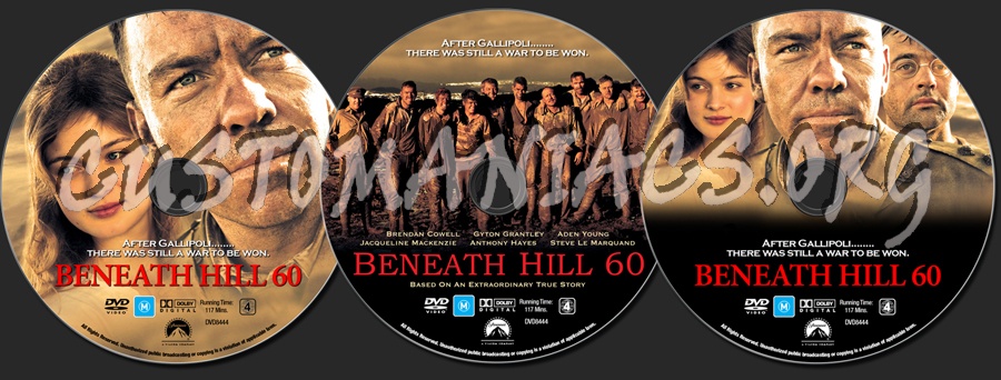 Beneath Hill 60 dvd label