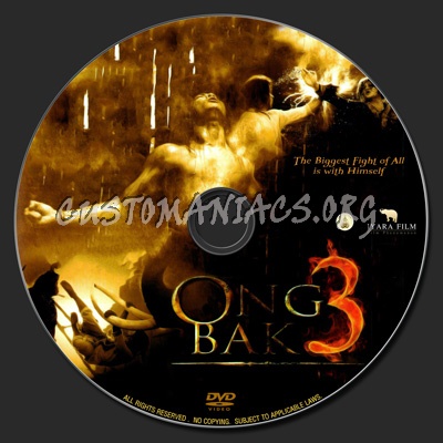 Ong Bak 3 dvd label