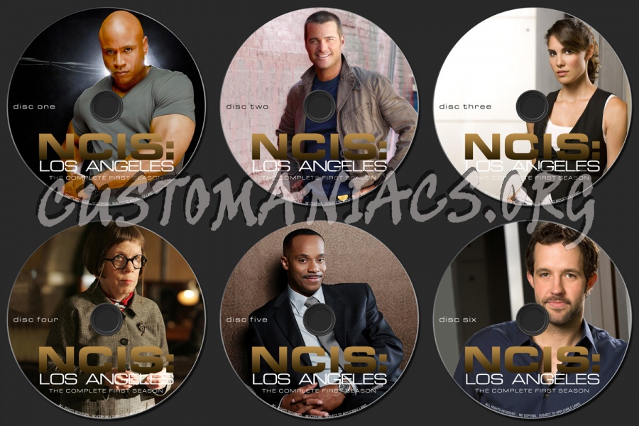 NCIS : Los Angeles Season One dvd label